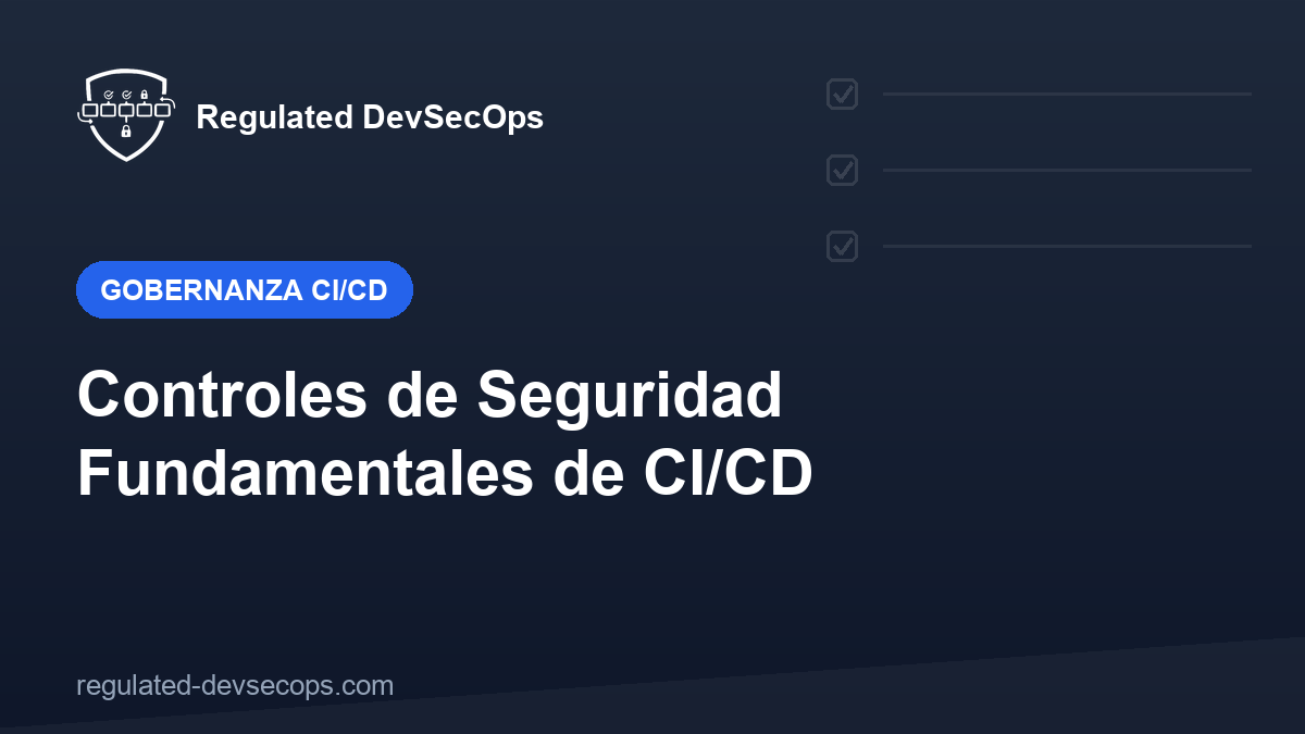 Controles de Seguridad Fundamentales de CI/CD