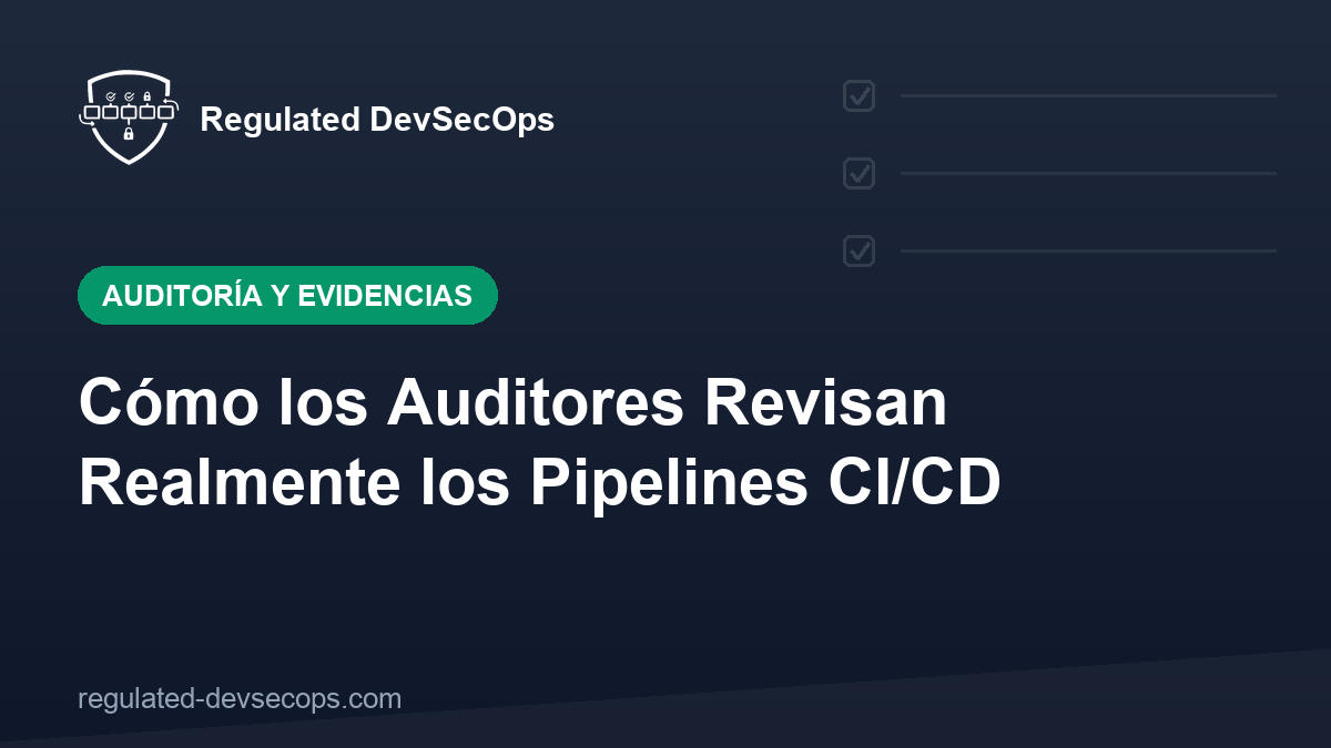Cómo los Auditores Revisan Realmente los Pipelines CI/CD